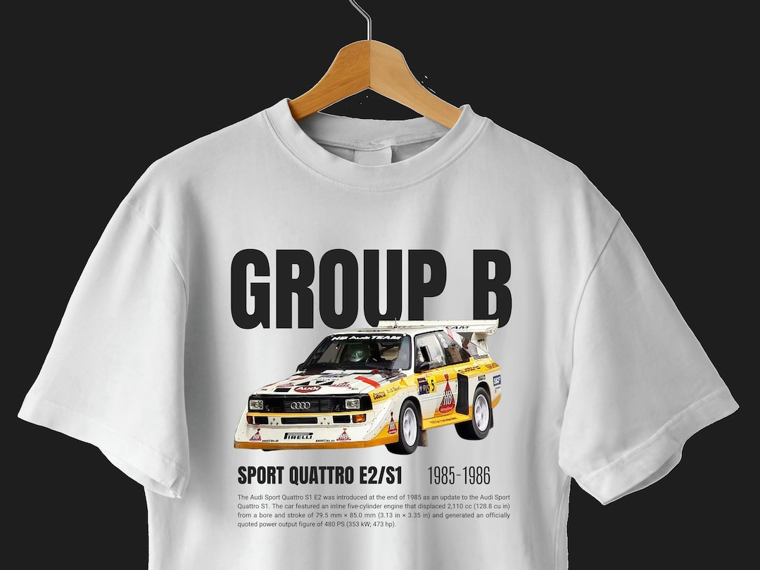 Maglietta Audi Quattro Sport S1 Legend RWC Etsy Italia