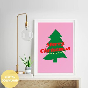 Christmas decor | Christmas wall art | Christmas poster | Printable wall art | Digital download