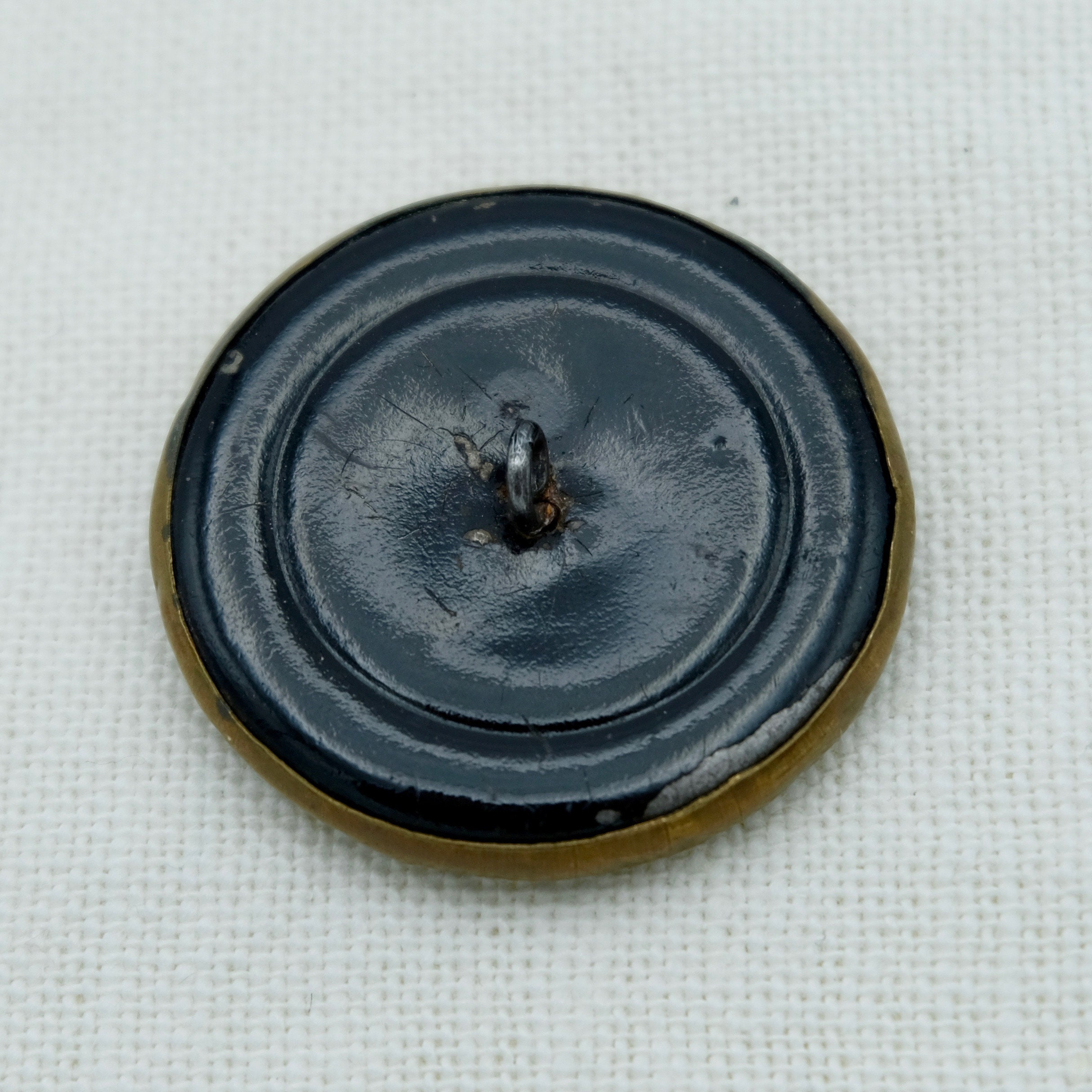 Rare Vintage Button: Ornate Victorian Era Floral Brass Button - Etsy