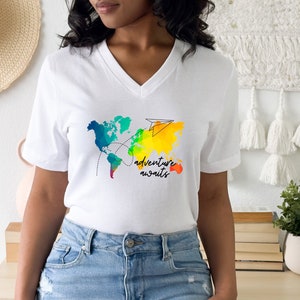 World Traveler Shirt, Traveler Shirt, Airplane Mode Shirt, Vacation Shirt, Travel Lover , World Map Tee, Adventure, Wanderlust, Travel Gift