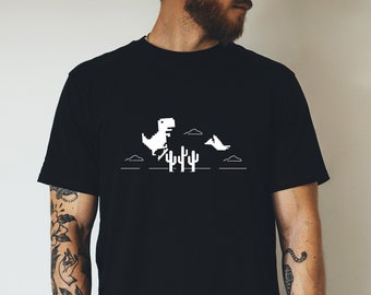 Funny Programming T-Shirt: Dinosaur Tech Humor