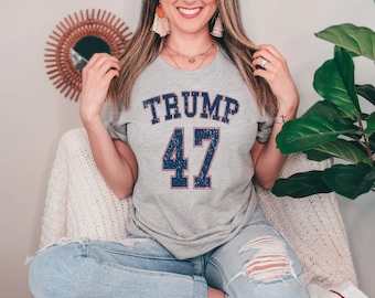 Retro Trump 2024 Shirt: Collegiate Style Election Tee