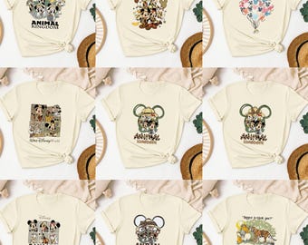Disney Animal Kingdom Shirt, Mickey and Friends Safari Graphic Sweatshirt, Cute Park Outfit, Magical Disney World Vacation Family T-shirt