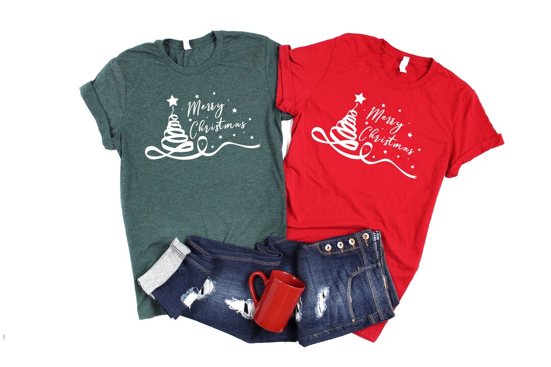 Merry Christmas Shirt, Women's Christmas Shirt, Cute Christmas Tees