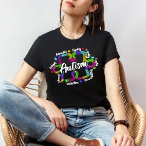 Autism Awareness Puzzle T-Shirt: Neurodiversity Support Tee
