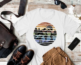 Bigfoot Metallica Sunset Shirt: Outdoor Adventure Camping Gift