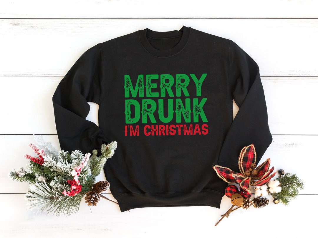 thumbnail image 2 of Merry Drunk I'm Christmas Svg, Funny Christmas Svg, Christmas Drinking 2 of 14