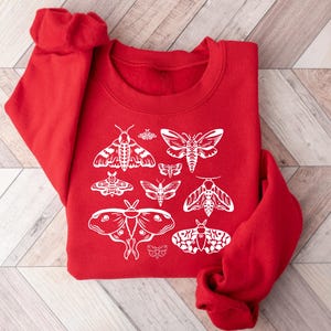 Camiseta vintage con mariposas y polillas, camiseta Comfort Colors® de estética Cottagecore, camiseta Cottagecore, camiseta estética, camiseta Cottagecore