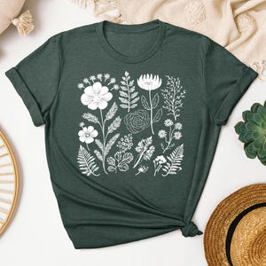 Blue Wildflower Hoodie, Flower Hoodie,Cute Womens Hoodie, Oversized Hoodie,Baby Blue Hoodie,Plant Hoodie,Granola Girl Aesthetic Hoodies