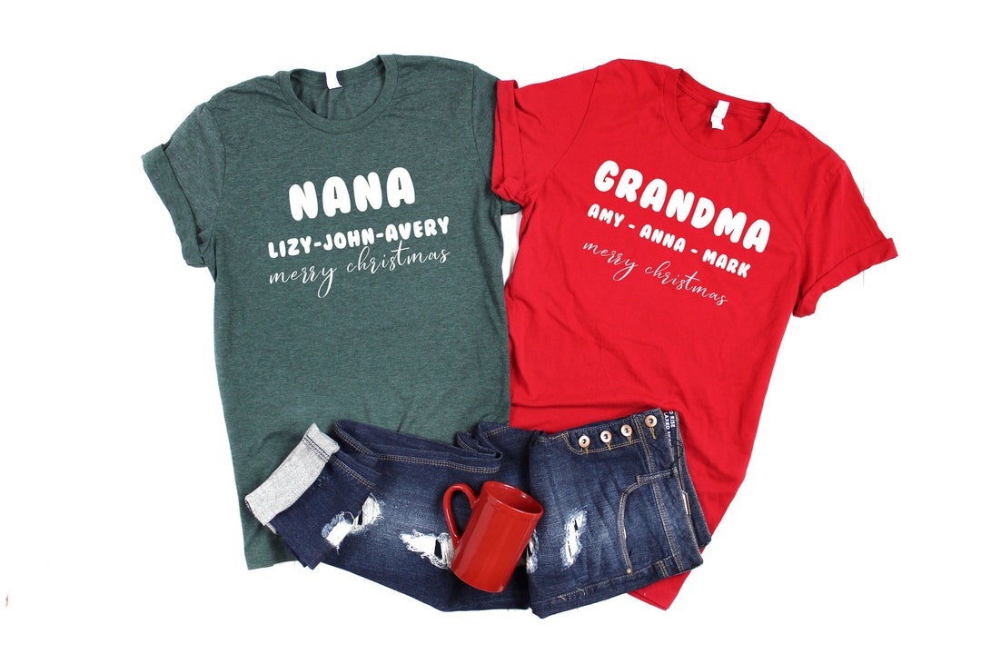 Grandma christmas t shirts