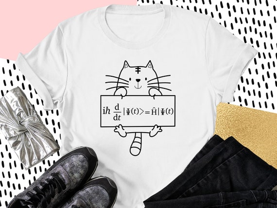 Schrodinger Physics Equation T-Shirt For Physicists Teachers Schrodinger Physics Equation T-Shirt For Physicists Teachers