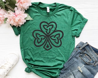Celtic Shamrock St. Patrick's Day Shirt: Women's Irish Tee