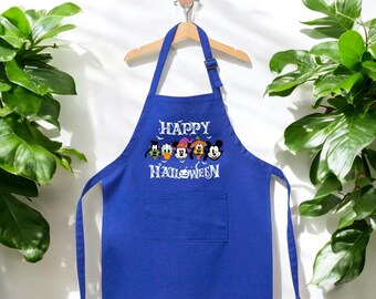 Happy Halloween Cooking Apron: Festive Fall Kitchen Decor