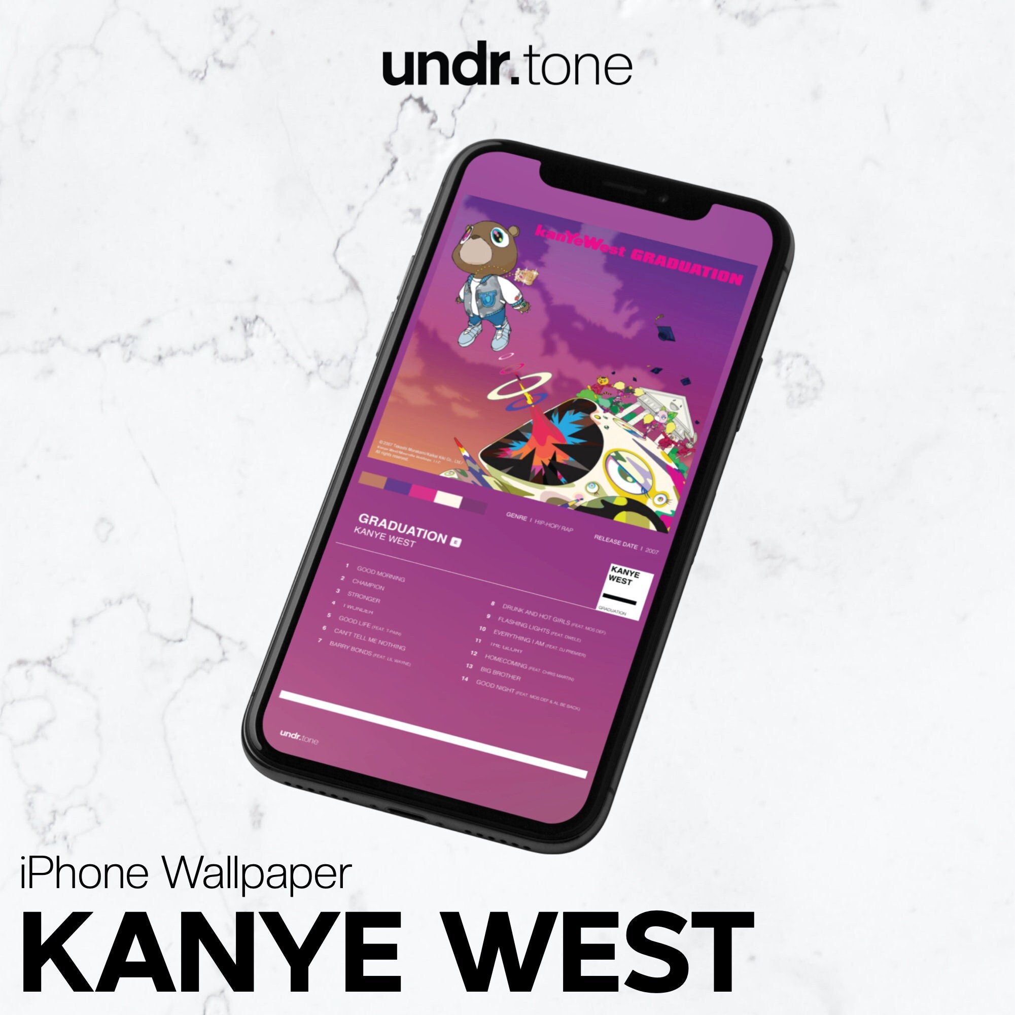 Buy Kanye West Album Cover Wallpaper Iphone Wallpaper Digital Online in  India  Etsy
