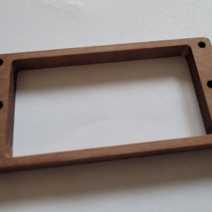 Dark Mahogany wooden guitar pickup ring