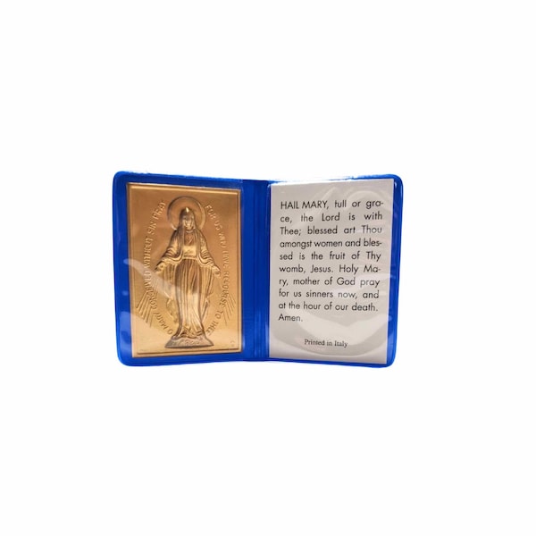 Miraculous Piety Case - Pocket Prayer with The Hail Mary Catholic Gift