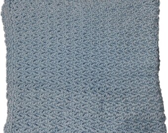 Baby Blanket - Crochet - Light Blue