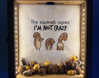 Crazy Squirrels Light Box