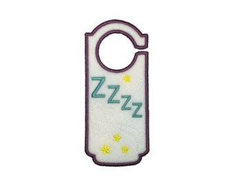 Fancy Felt Door Hanger - "ZZZZ"