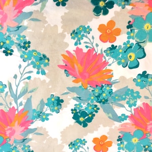 Flannel Fabric | Floral Flannel Fabric | Flannel Fabric | 100% Cotton Flannel | Fabric Sold By The Yard