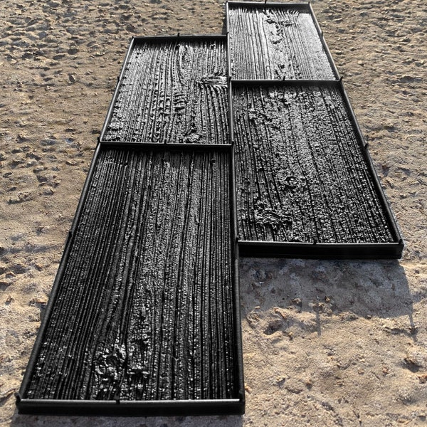 Stempel für Abdrücke auf Beton oder Gips Brettchen Muster Vertikal Horizontal dekorativ Beton Zement Abdruck Mat