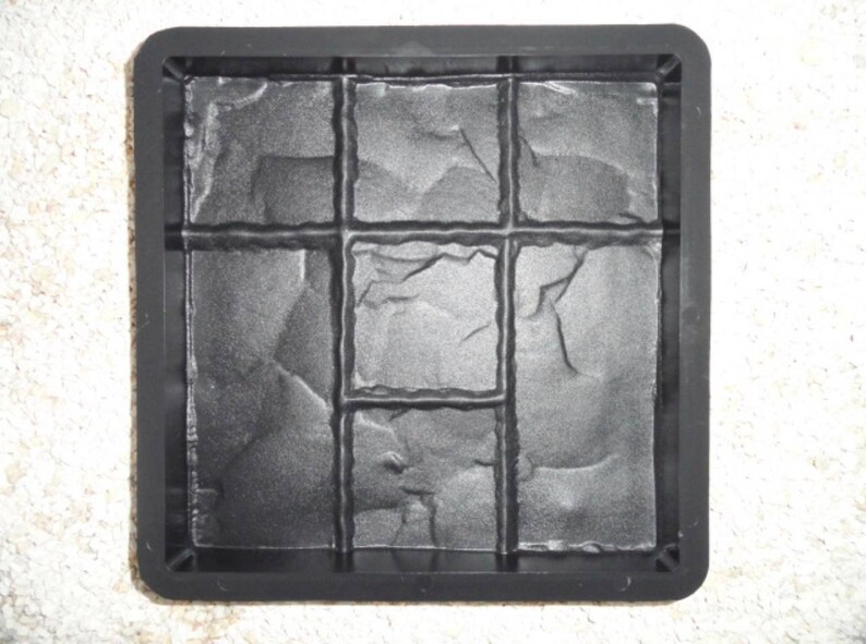 Paving Slabs Mould Concrete Stepping Stone Mold Concrete Etsy
