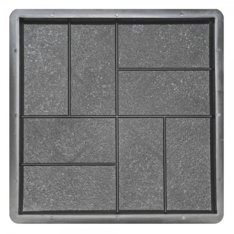 Chocolate plastik mold for concrete paving slabs, Stone pattern,Concrete garden stepping stone, Path Yard, garden walkway Square