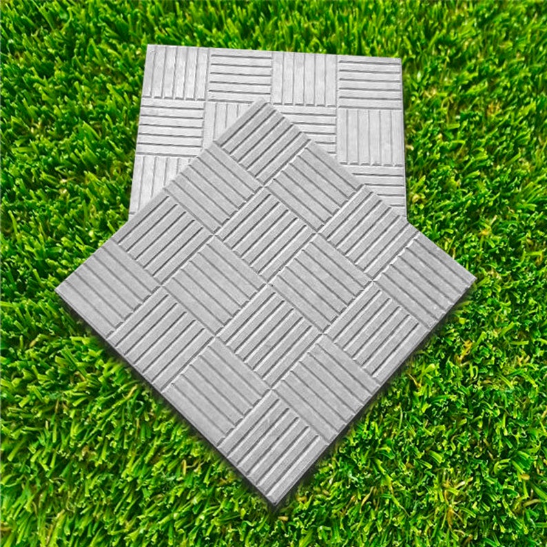 Chocolate plastik mold for concrete paving slabs, Stone pattern,Concrete garden stepping stone, Path Yard, garden walkway image 1