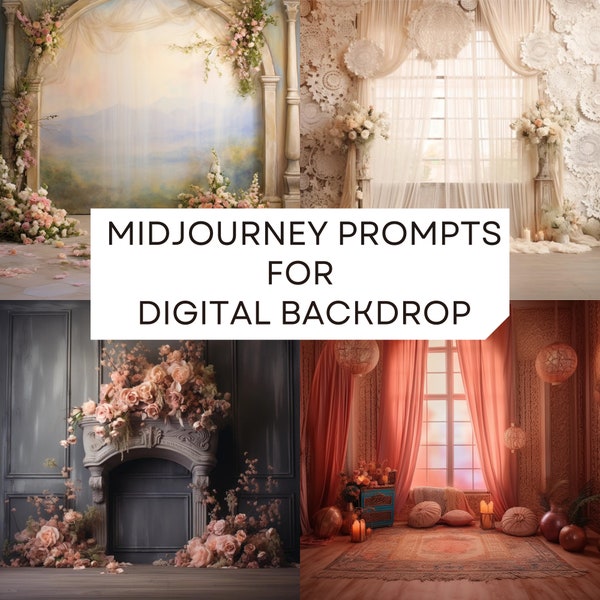 Captivating Midjourney Prompt for Digital Backdrop: Bring Your Photos to Life, Ai Prompt For Photography Background, Midjourney Ai Guide