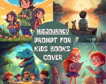 Secret Midjourney Prompt For Kids Books Cover Design, Midjourney Art, Best Midjourney Prompts, Cute Kids Book Prompts, Professional Prompts