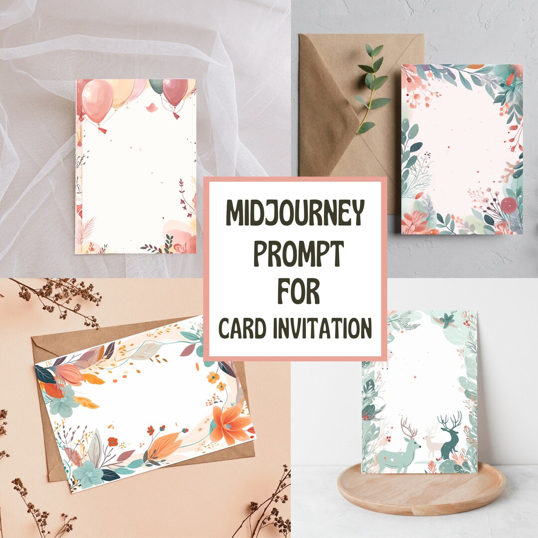 Midjourney Prompt for Creating Custom Borders for Printables