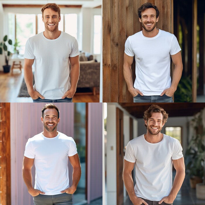 Buy Midjourney Prompt For T-shirts Models Professional Shirt Mockup ...