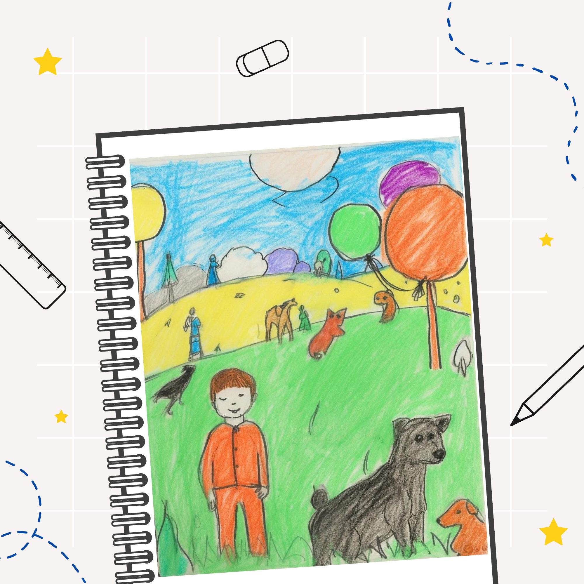 Create This Book With Me: Guided Art Book For Kids Ages 4-8: Prompts, Art:  9798723271203: : Books