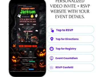 Evite Website Customized RSVP Interactive Invitation Save the Date Countdown, Google Maps, Gifts, Music, Text
