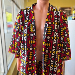 African Summer Set,African Short Set, Beach Wear,African Elastic Short Set