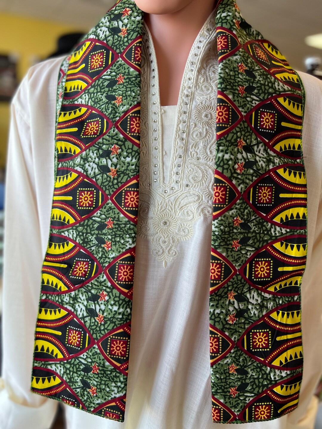 Black History Scarf,reversible African Men Scarf, African Clothing for ...