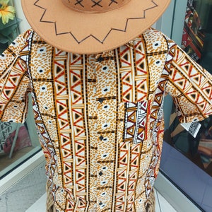 Fathers Day Gift, Men&#39;s African Shirt, Unisex African Shirt, Colorful African Button Down, Men&#39;s African Button Down, Men&#39;s Dashiki