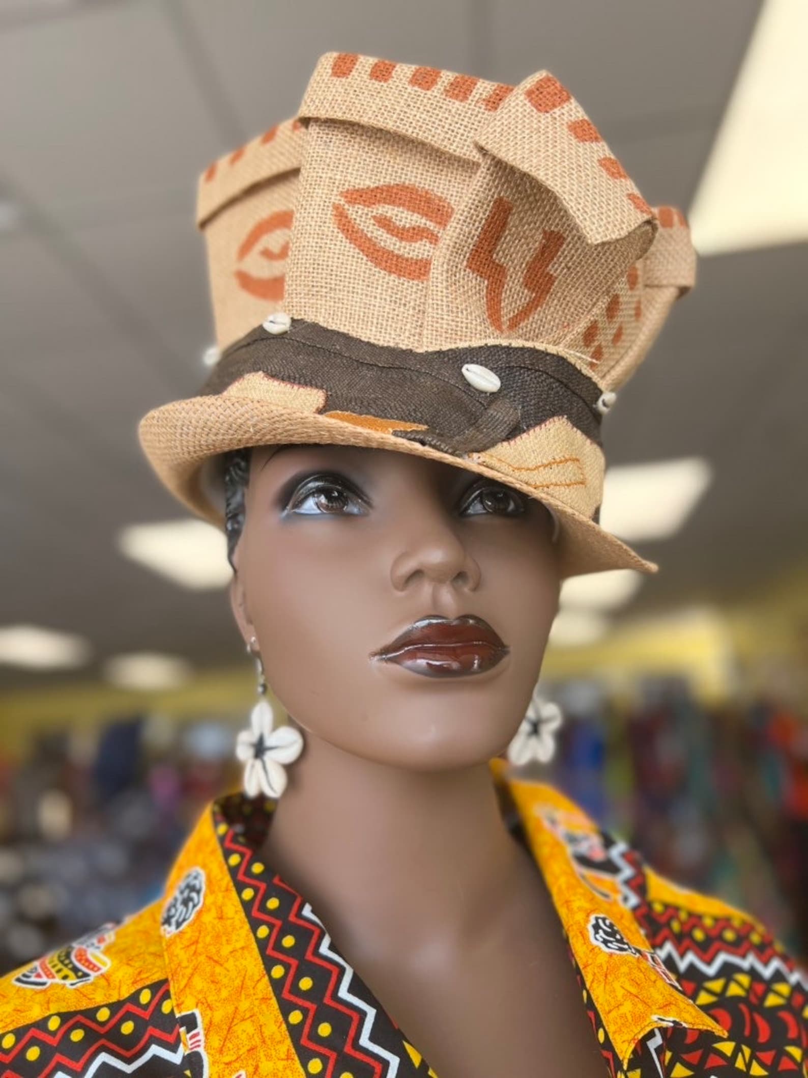 African Hat Zulu Hat African Church Hat African Crown Etsy