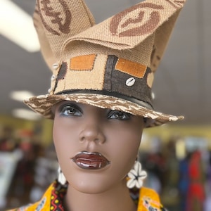 African Hat, Zulu Hat , African Church Hat, African Crown, African Formal Hat, Women Hat, Funk Hat