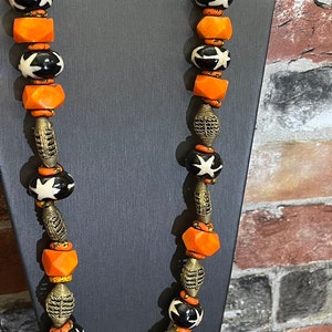 Men AfricanTribal Jewelry, African Jewelry For Men, Tribal Necklace, Gift For Him,  African Bead Necklace