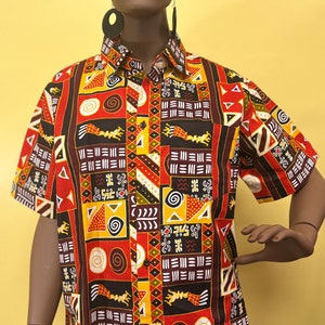 African print fabric,Men African Clothing,Afrocentric Clothes,Men’sDressShirt
