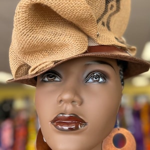African Hat, Zulu Hat , African Church Hat, African Crown, African Formal Hat, Women Hat, Funk Hat