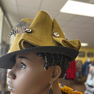 African Hat, Zulu Hat , African Church Hat, African Crown, African Formal Hat, Women Hat, Funk Hat