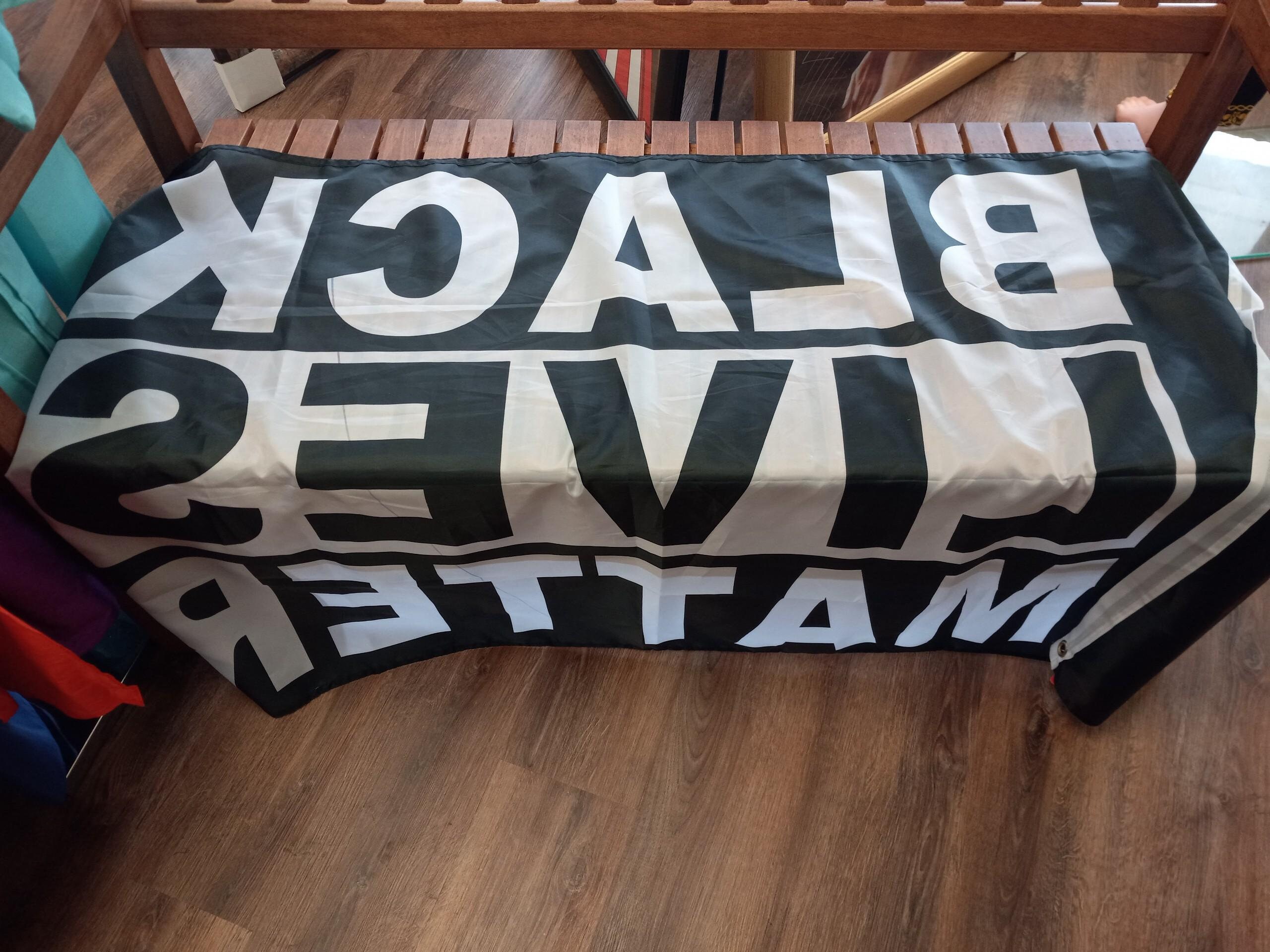 Black Lives Matter Flagge – Pan-Afrikanische Farben, 91x152 Cm – Für Innen Und Außen