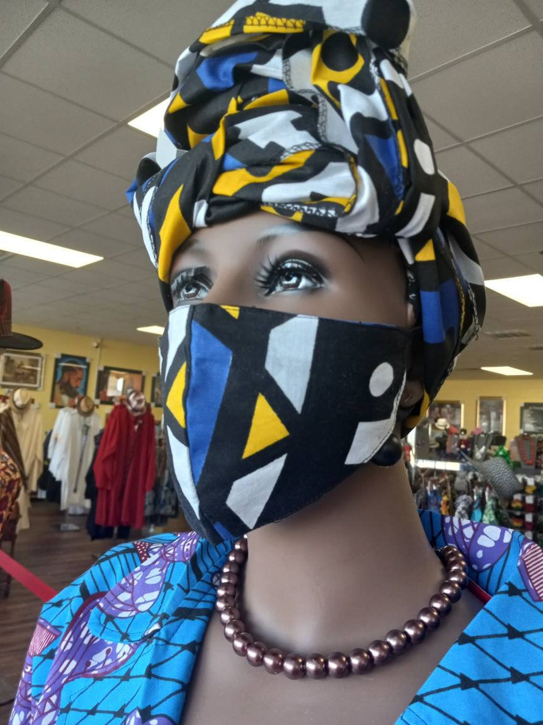 African Headbands/african Headwraps/hair Accessories/ Facemask With