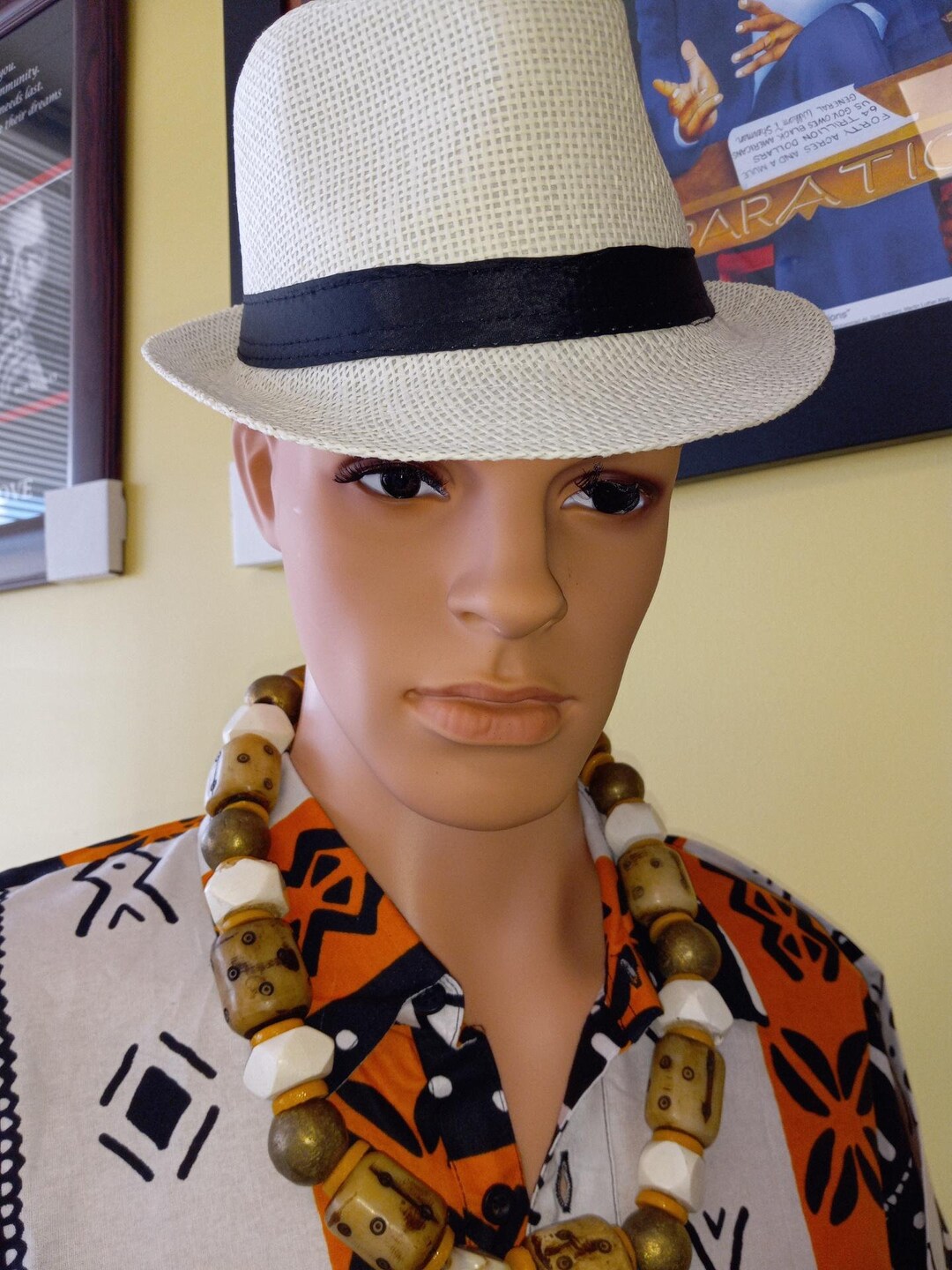 Off White Fedora/ Men Fedora/women Fedora/church Hat/unisex Etsy