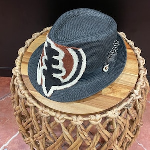 Classic fedora design, fedora hat, men casual hat ,  church hat, fedora hat for men, unisex black fedora