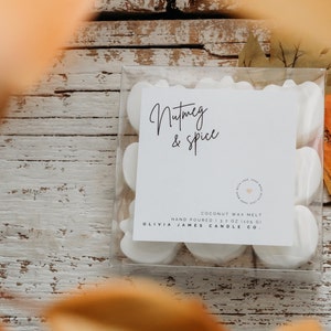 Geroosterde Marshmallow & Pompoen Brûlée Kokostaart Wax Melts- Herfstgeuren