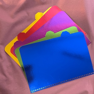 Foil Subject Tab Dividers for Rocketbook