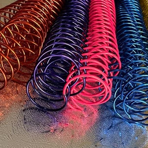 Rocketbook Metallic Spiral Coils 16mm: Binder Spine Coil